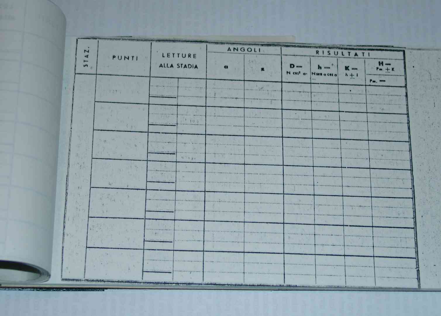 Fig. 7 - Libretto di campagna